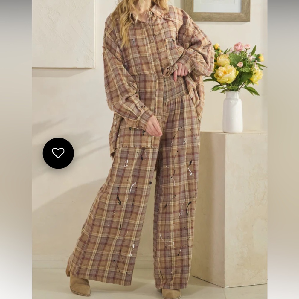 Oli & Hali Plaid Pants - Picture 6 of 6